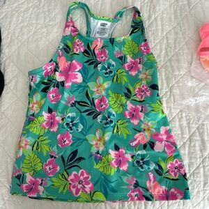 NWT Lands End girls tankini and bottoms. Two pieces. Sz 14 girls.